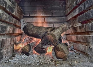 fireplace ash